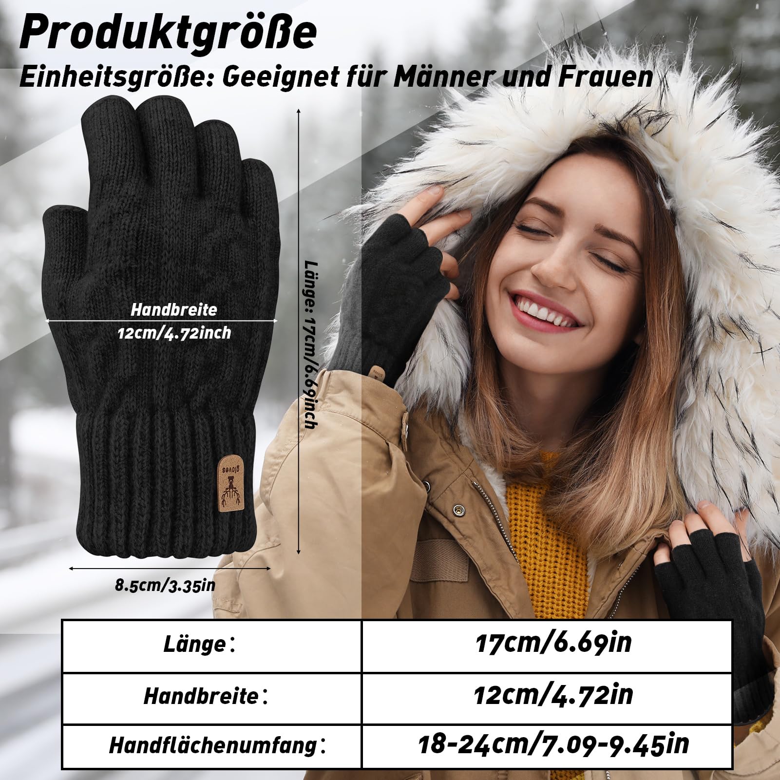 1 Paia Guanti Artrite Senza Dita Artrosi Reumatoide Guanti Compressione