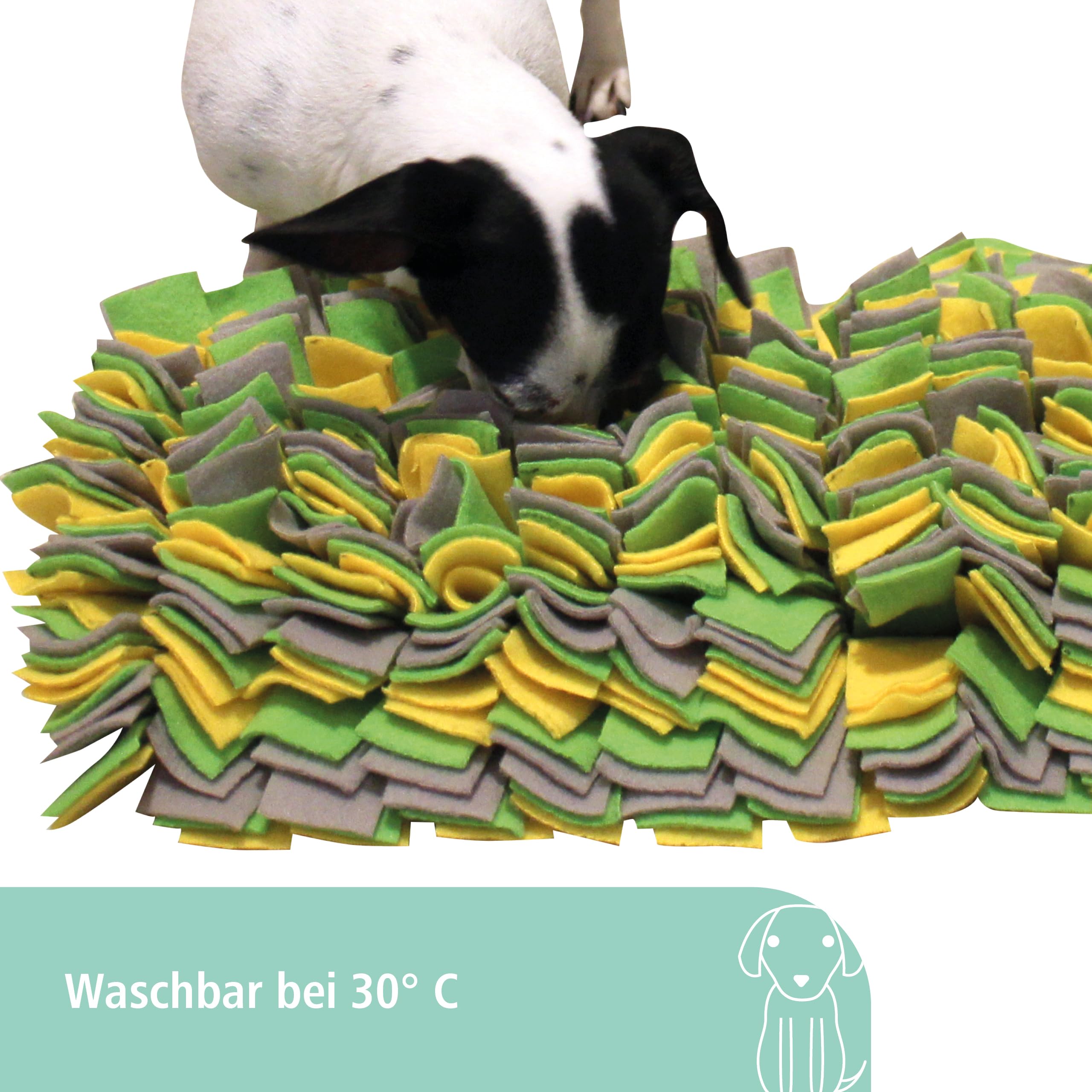 Ciuccio Da Allenamento Kerbl Per Cani - Con Cerniera E Velcro, Giallo, 23x7 Cm - Foto 3