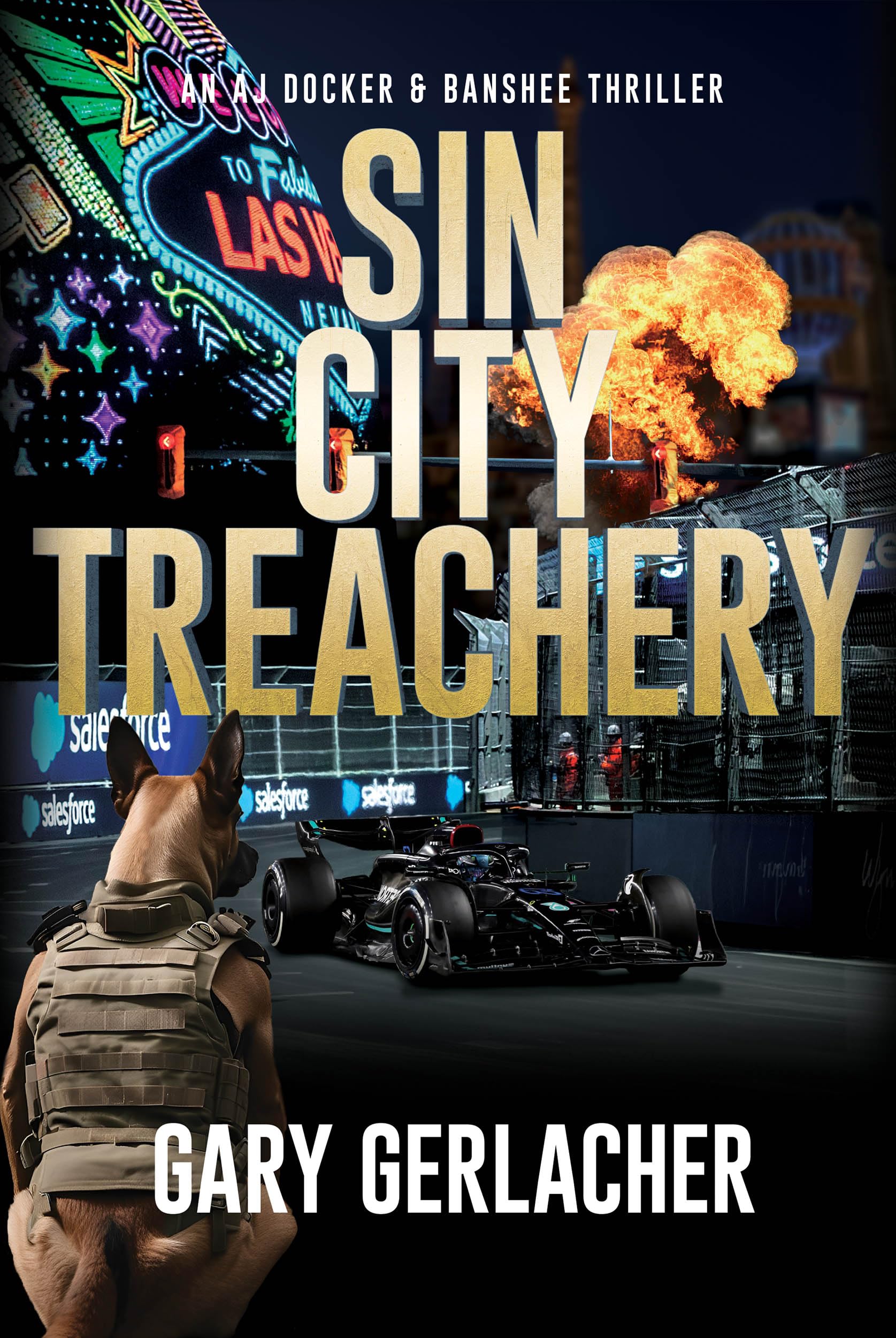 Sin City Treachery: An AJ Docker and Banshee Thriller (An AJ Docker Medical Thriller Book 3)