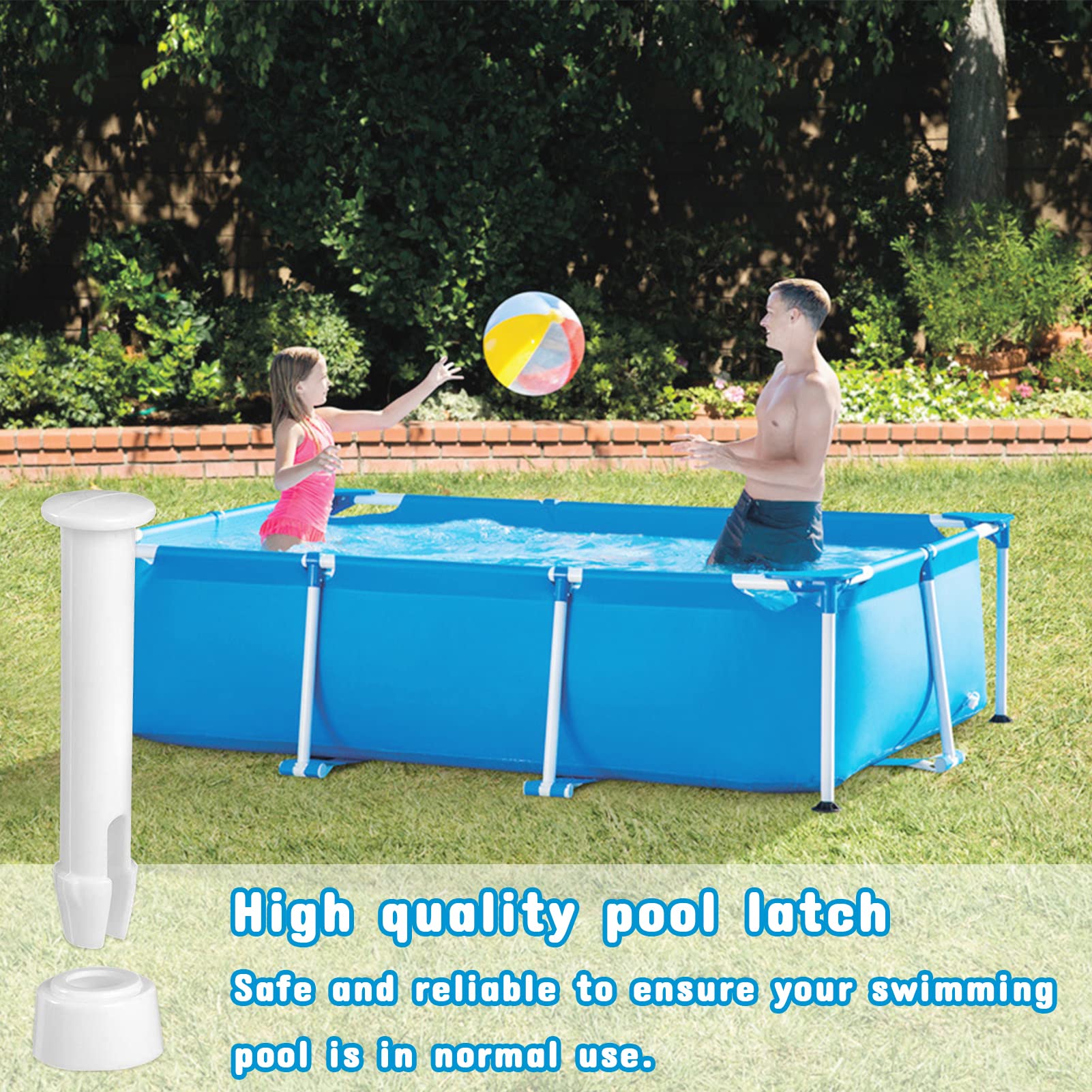 Części zamienne do basenu, 24-częściowy trzpień zawleczka pin części zamienne, joint piny & seals Pool Replacement części zamienne do basenu, kołki Splint Pin Pool, części zamienne Frame&Round Pool