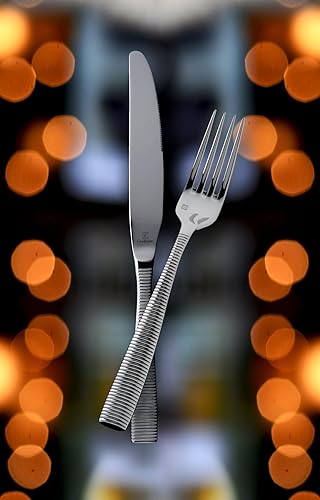 Miniatura 10 de Fortessa Ringo 1810 - Tenedor para ensalada y postre (acero inoxidable, 12 unidades)