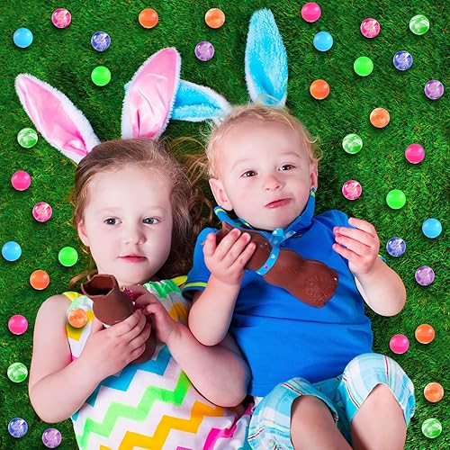 Miniatura 7 de Leitee 500 bolas rebotadoras a granel, bolas pequeñas de neón de 0.7 pulgadas0.709 in para máquina expendedora, recuerdos de fiesta de cumpleaños