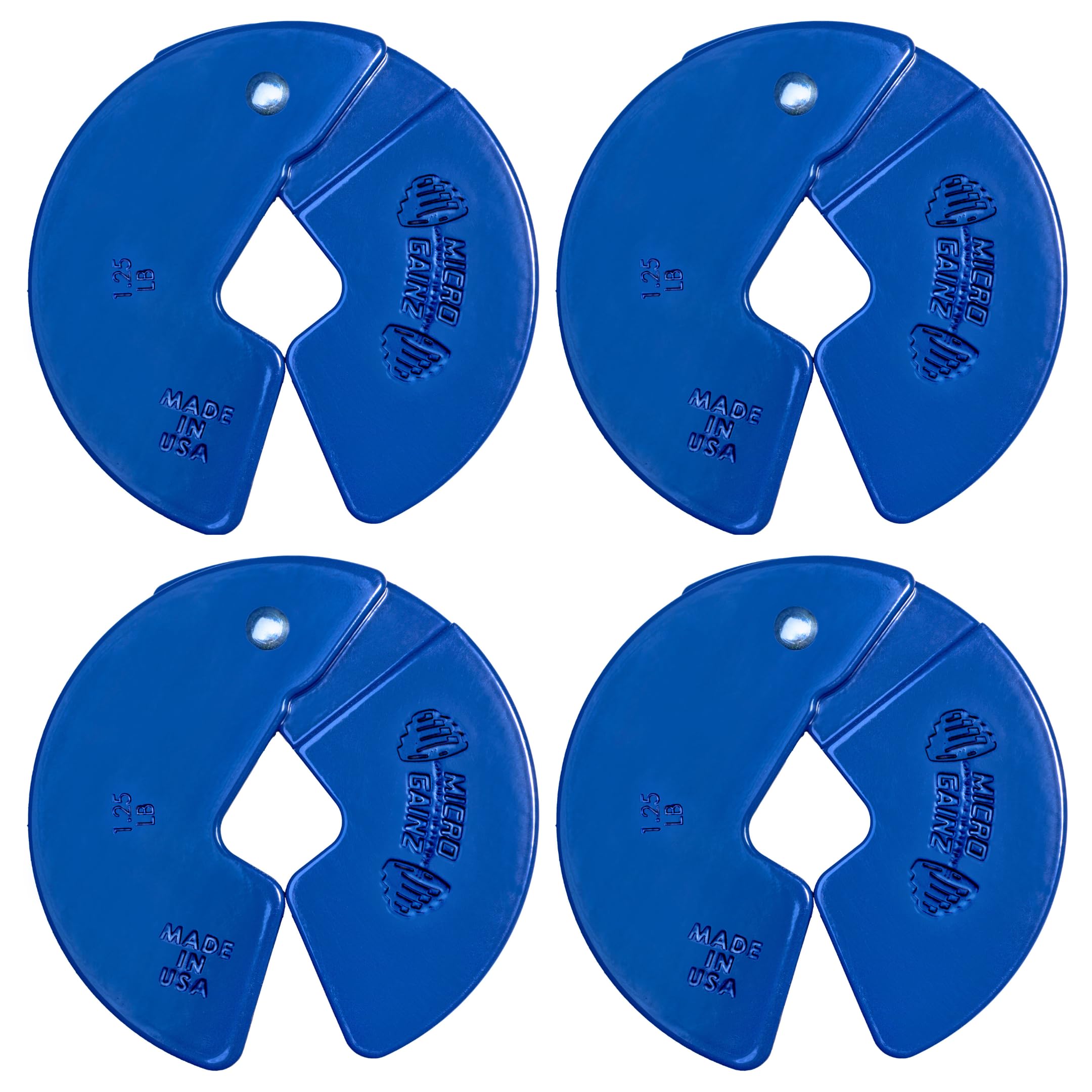 Micro Gainz Dumbbell Fractional 1 25lb Weight Plate Ideal for Micro Loading Choose Color 4 Piece Fractional Weight