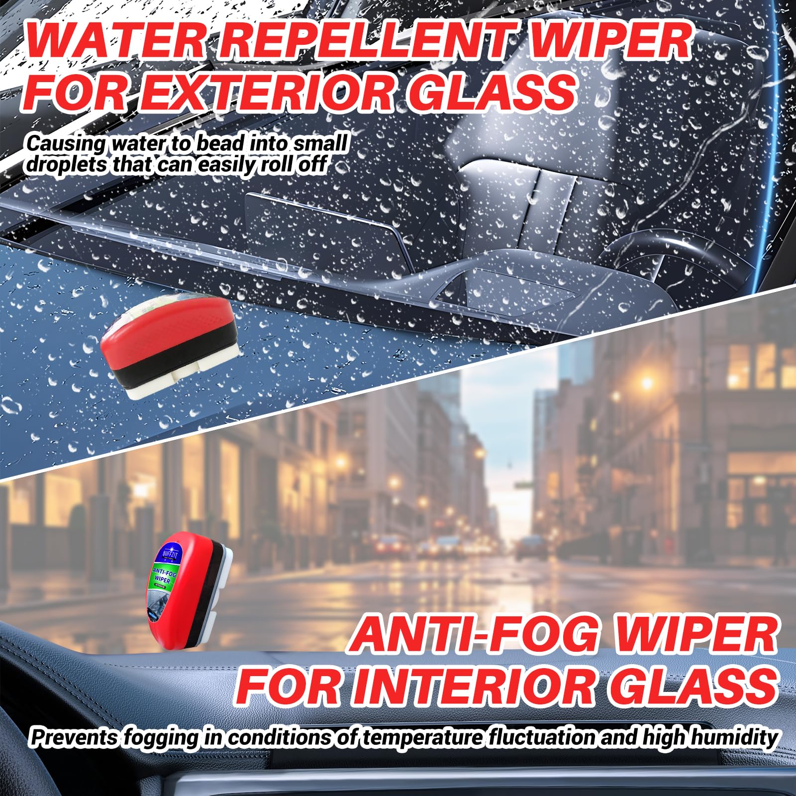 Amazon | 車用撥水&曇り止めフロントガラス用 – クイックインテリア