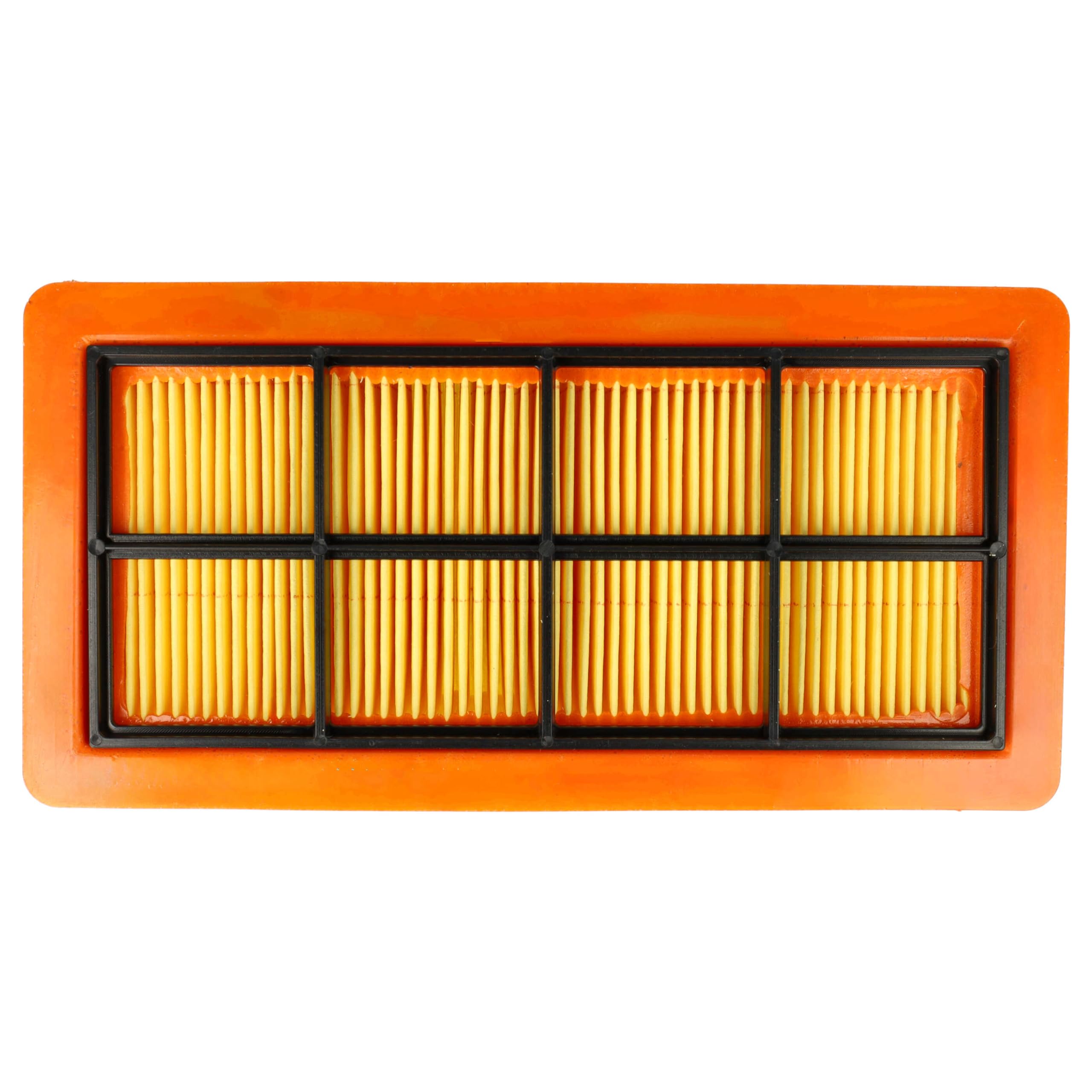 vhbw 10x Filtro plisado plano compatible con Kärcher AD3 Premium Fireplace | AD 4 Premium, AD4 aspiradora - Elemento filtrante