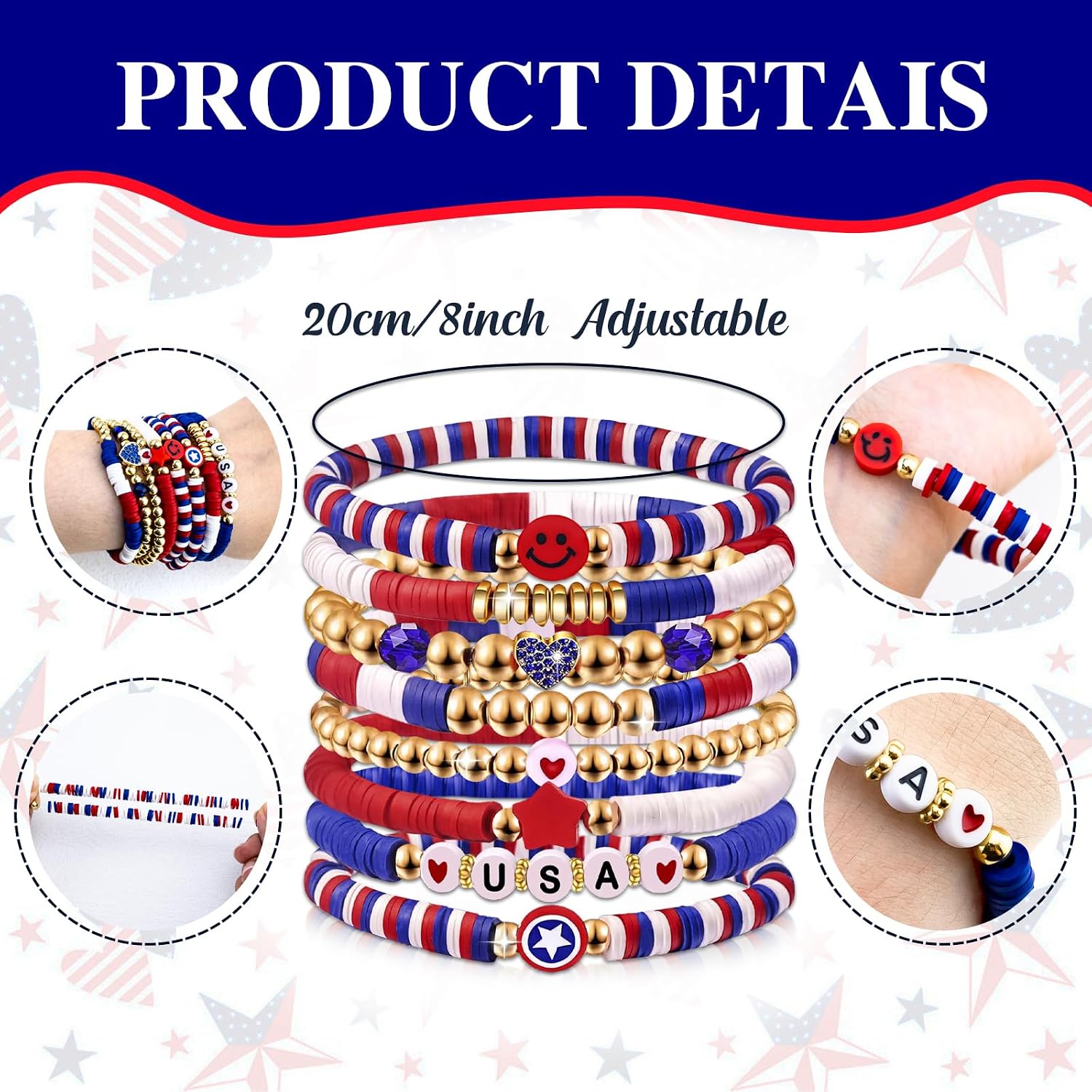 Independence Day Gifts for Women Men 4th of July Accessories image 2