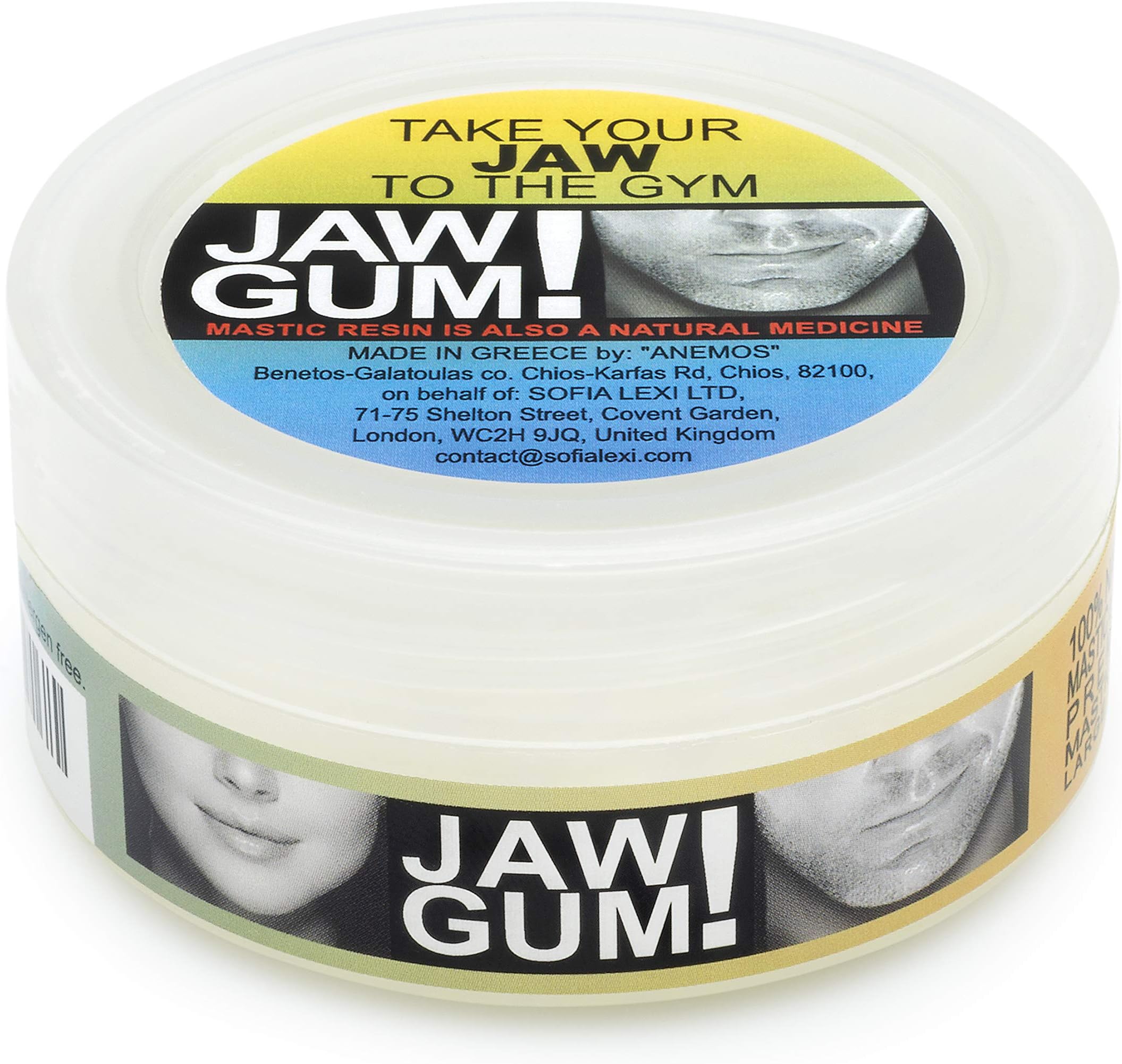 JAWGUM, 100% Natural, Sugar Free, Premium Mastic Chewing Gum