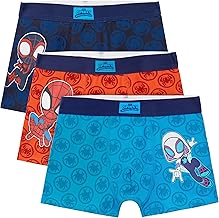 Disney Cars | Toy Story | Marvel Spidey Boys Boxer Shorts 2-7 Yrs, 3 Pack Soft Underwear, Elasticated & Breathable Boys Pants