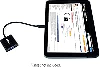 Vista 4 de StarTech.com Convertidor de adaptador Micro HDMI® a VGA para Smartphones / Ultrabook / Tablet - 1920x1080 - Micro HDMI macho a VGA hembra