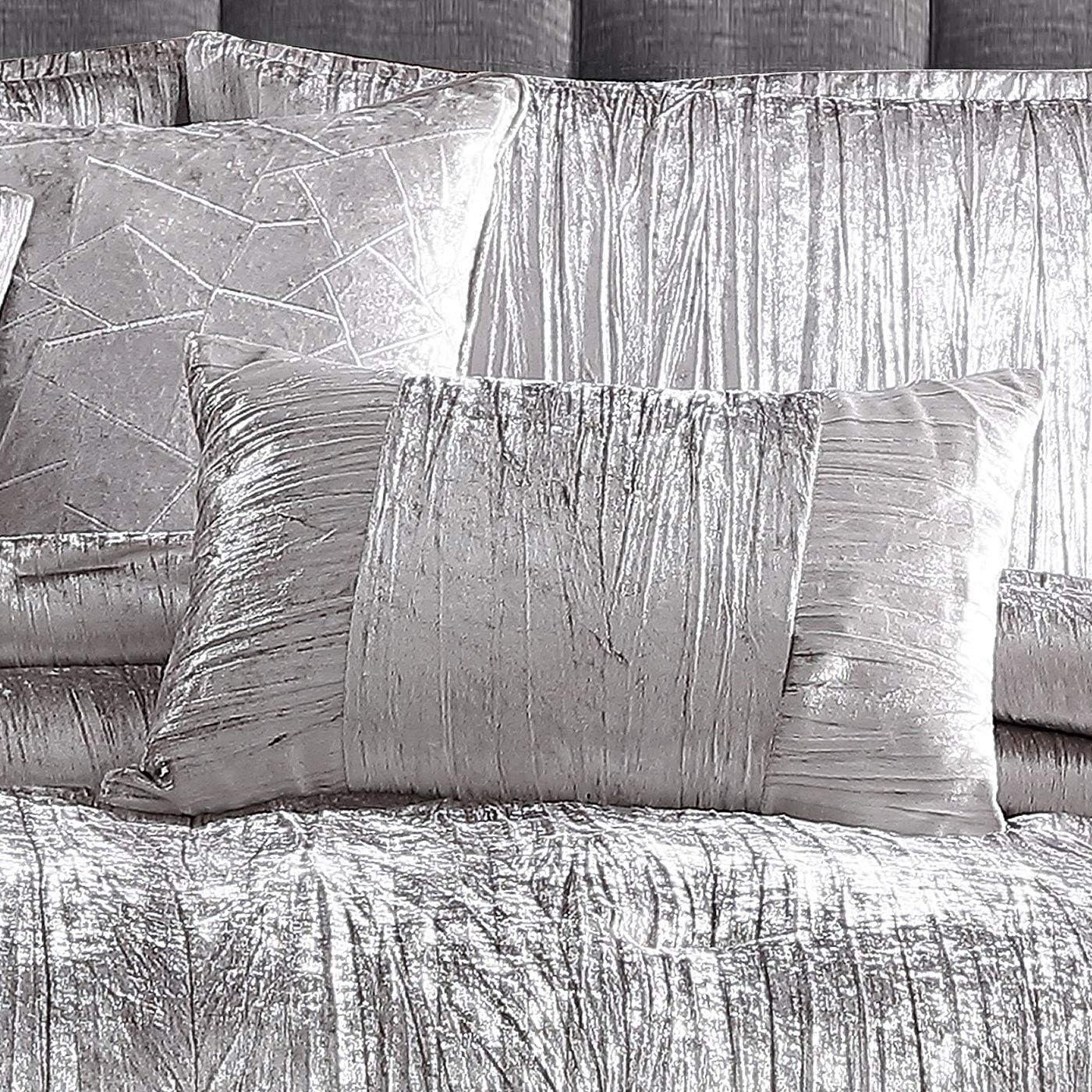 Riverbrook Home Turin Comforter Set, Queen, Silver, 7-Piece Set : Everything Else