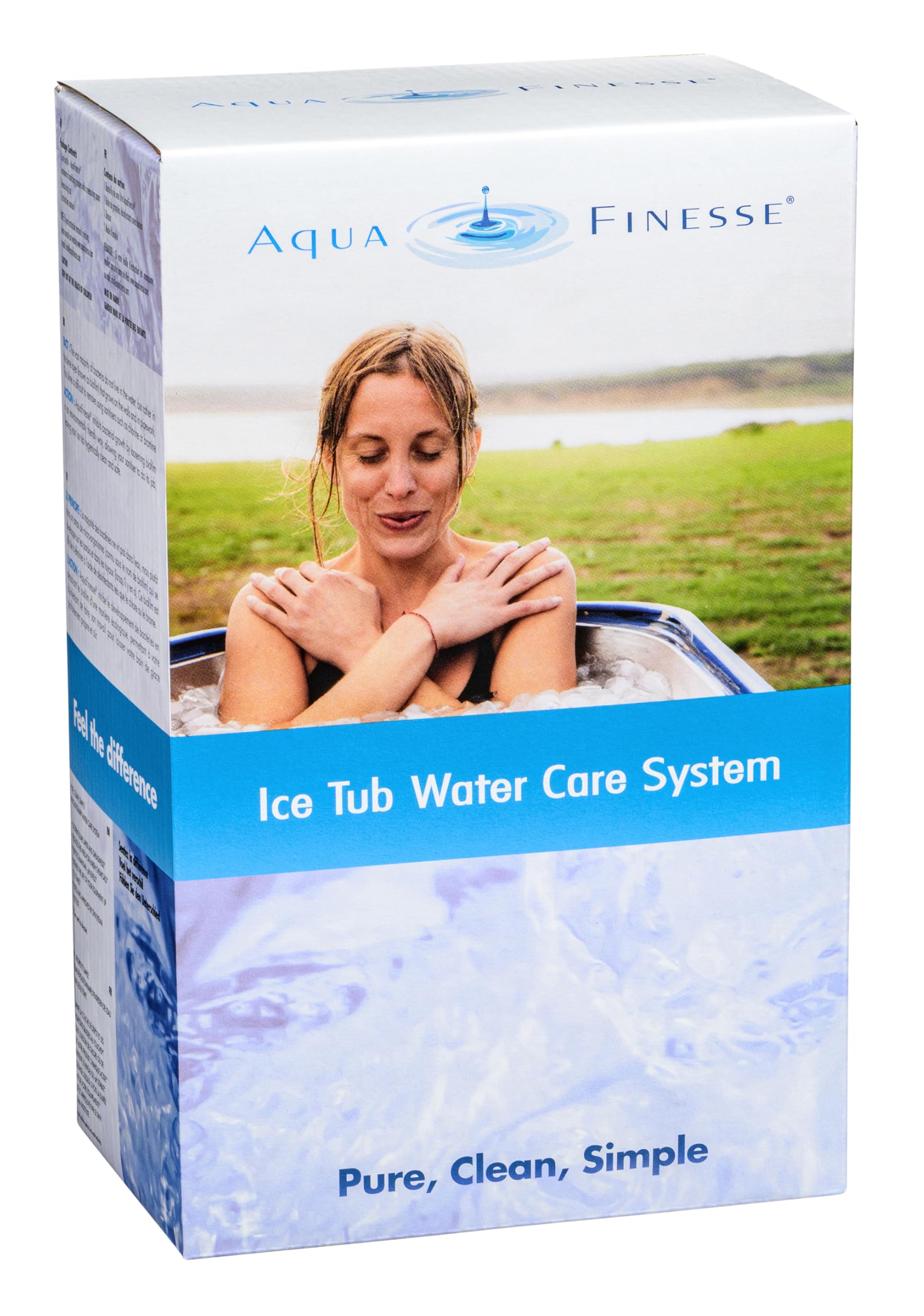 AquaFinesse Ice Tub Water Care Box Cold Water Therapy Chill Tub Kit with Chlorine Tablets