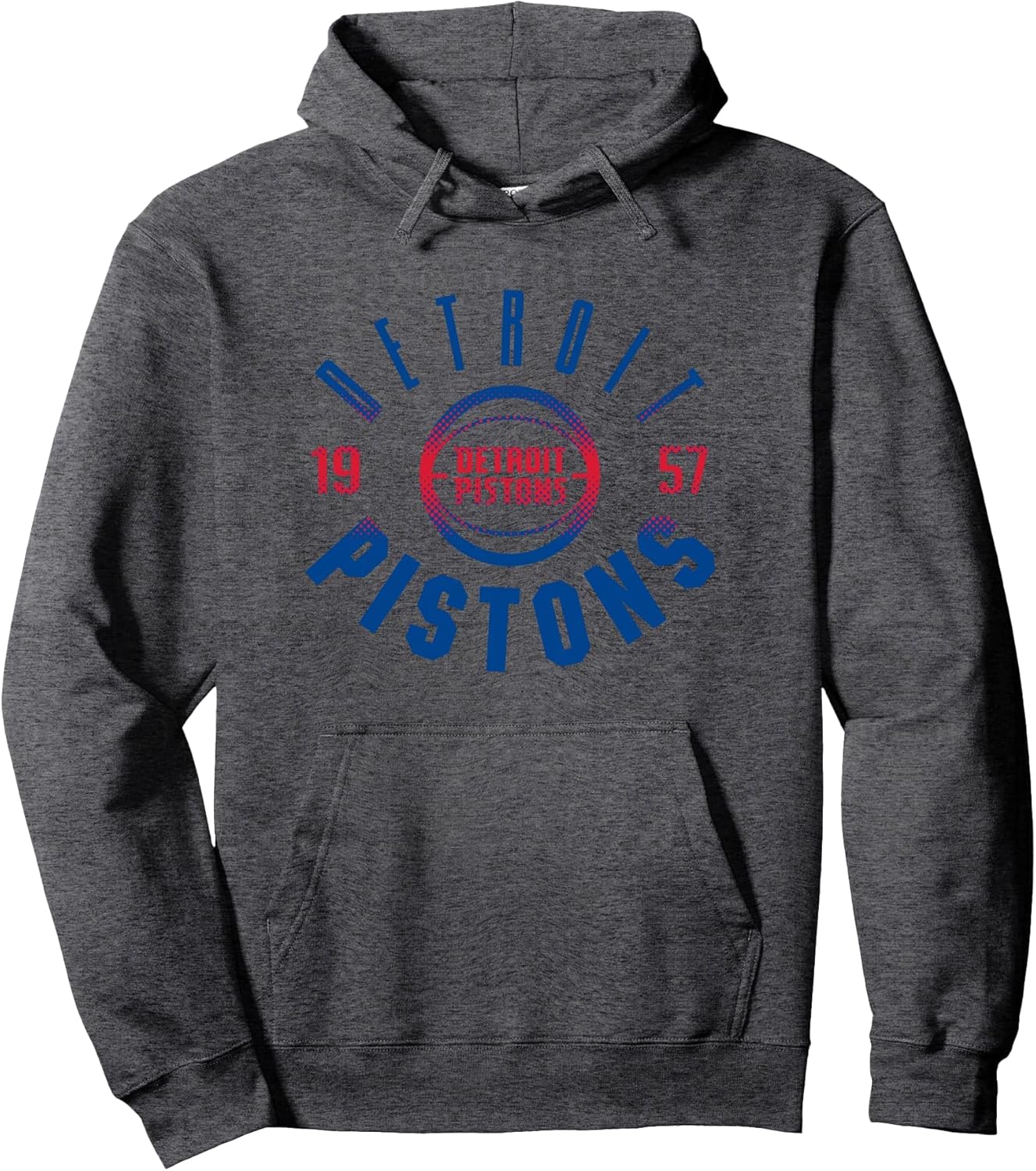 NBA Official Detroit Pistons Baseline Hunch Pullover Hoodie