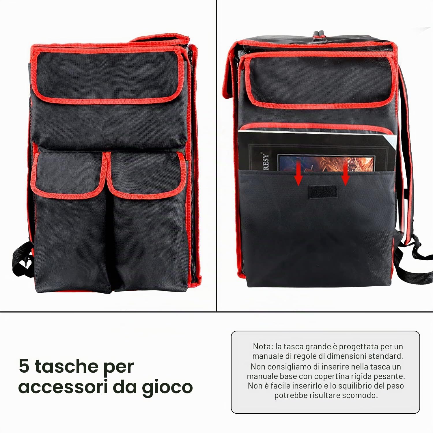 Jucoci Zaino per custodia in plastica Miniatures (solo zaino)