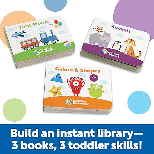 Miniatura 2 de Learning Resources Creadores de habilidades! Biblioteca Flipbook para niños, 3 piezas, a partir de 2 años, aprendizaje ABC para niños pequeños,