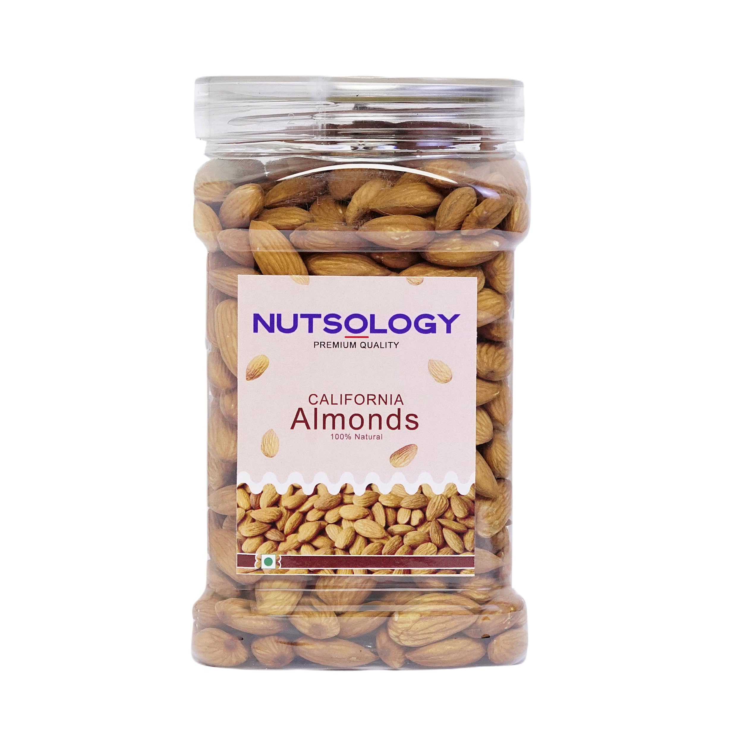 Nutsology California Almonds | 500g | NonPareil Grade| Big Size | Tamper Proof Packaging (B0CTF63867) Amazon Price History, Amazon Price Tracker