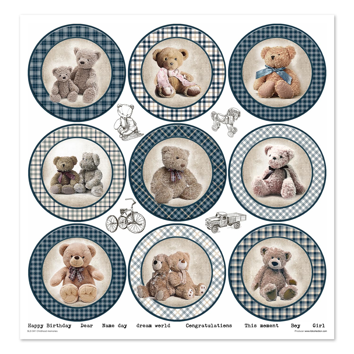 ITD Collection - Paquet de scrapbooking 12x12 pouces, papier de scrapbooking, décoratif, découpage, fabrication de cartes, format 310 x 320 mm (SLS030 ITD Collection - Paquet de scrapbooking 12x12 pouces, papier de scrapbooking, décoratif, découpage, fabrication de cartes, format 310 x 320 mm (SLS030
