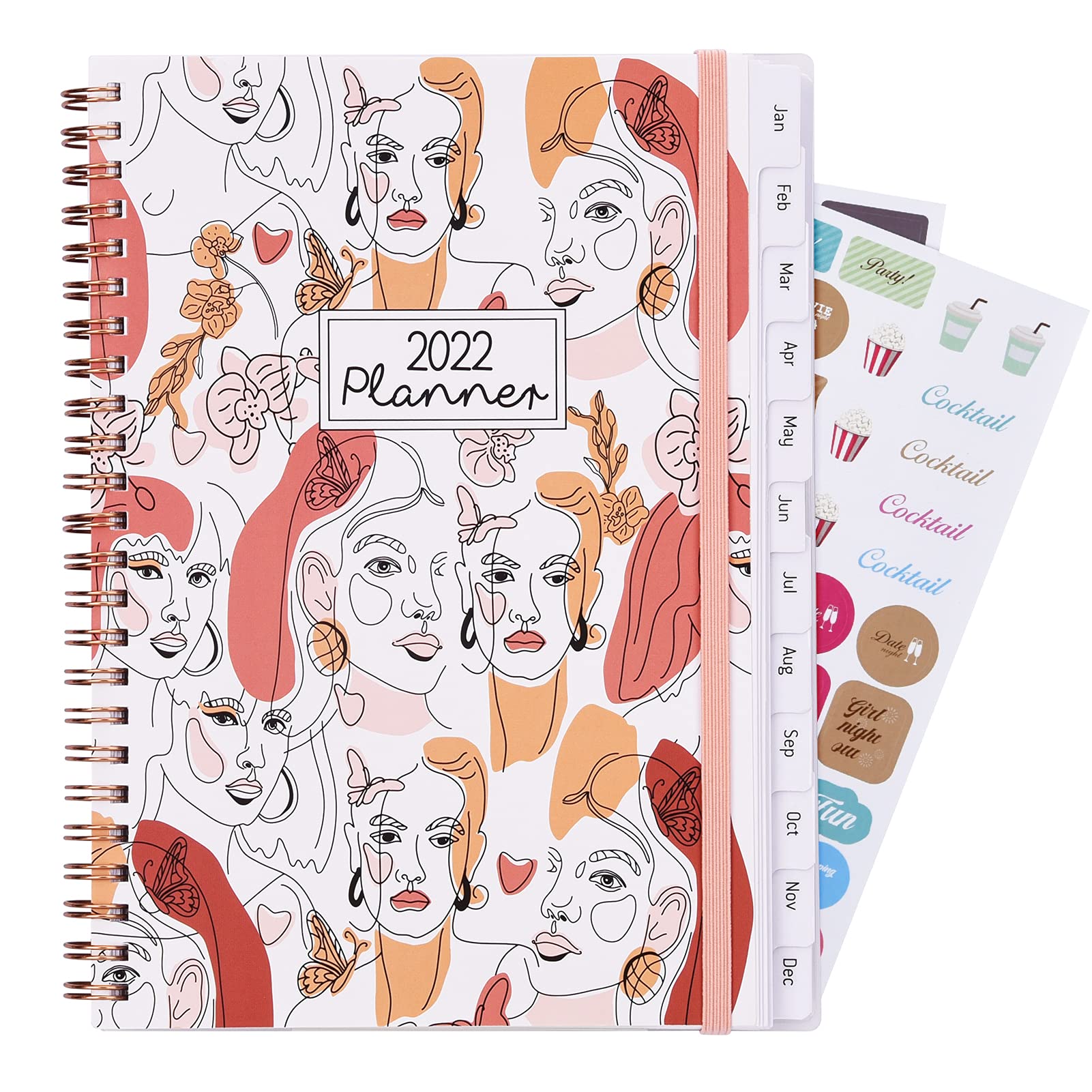 Buy KABOER 2022 Planner,Academic Year Planner& Spiral Coiled Horizontal