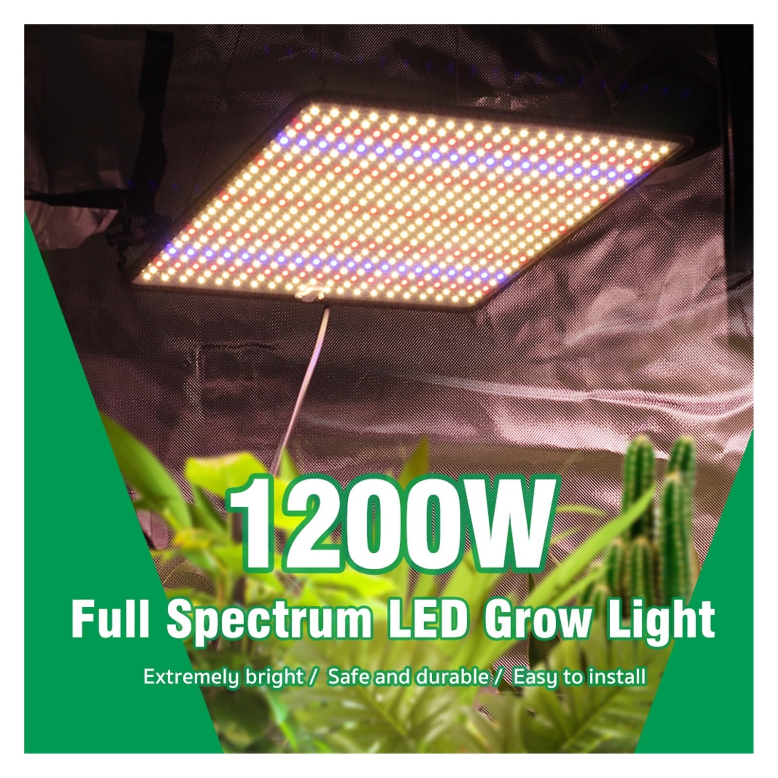 Lámpara de Cultivo, Lámpara LED de Espectro Completo for Cultivo de Plantas, CA 85-240 V, 40 W, for Cultivo en Interiores, luz de Crecimiento(3pcs)