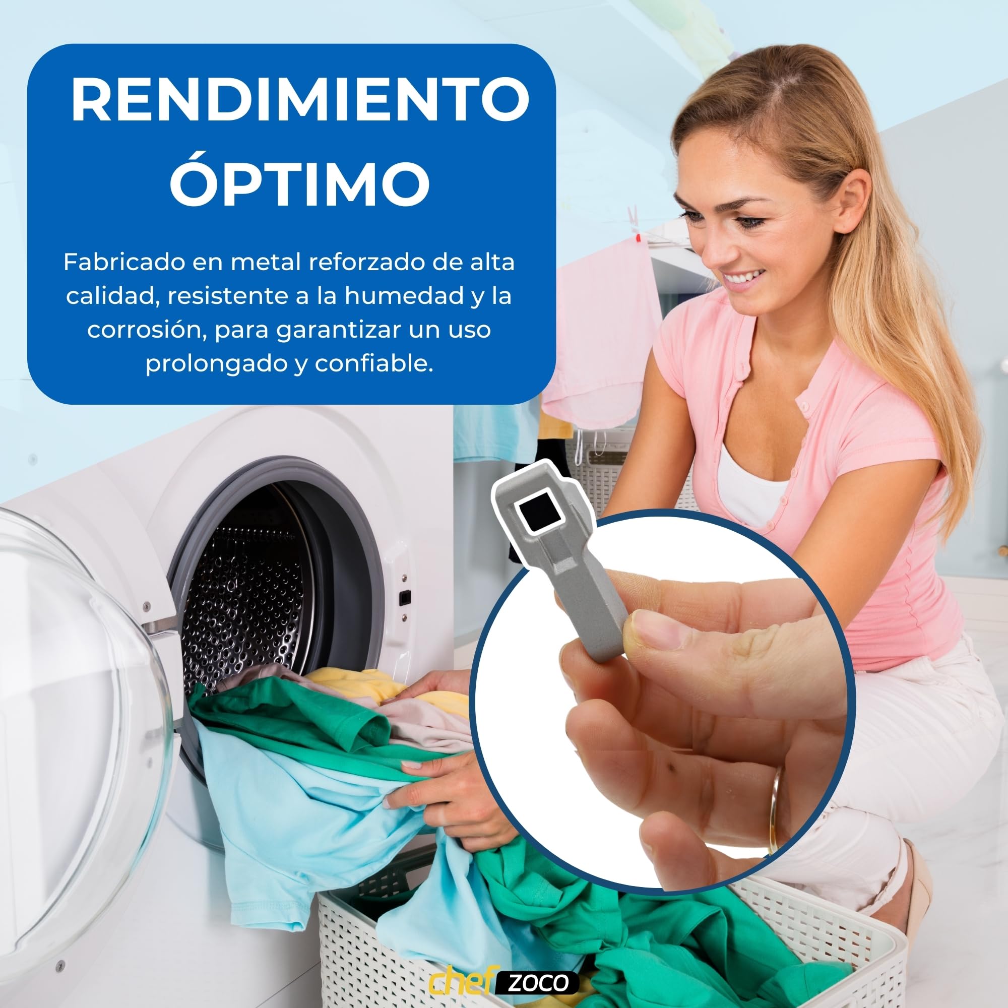 Trinco Pino Porta Lava E Seca LG Original MFG63099101 / AGF77417823