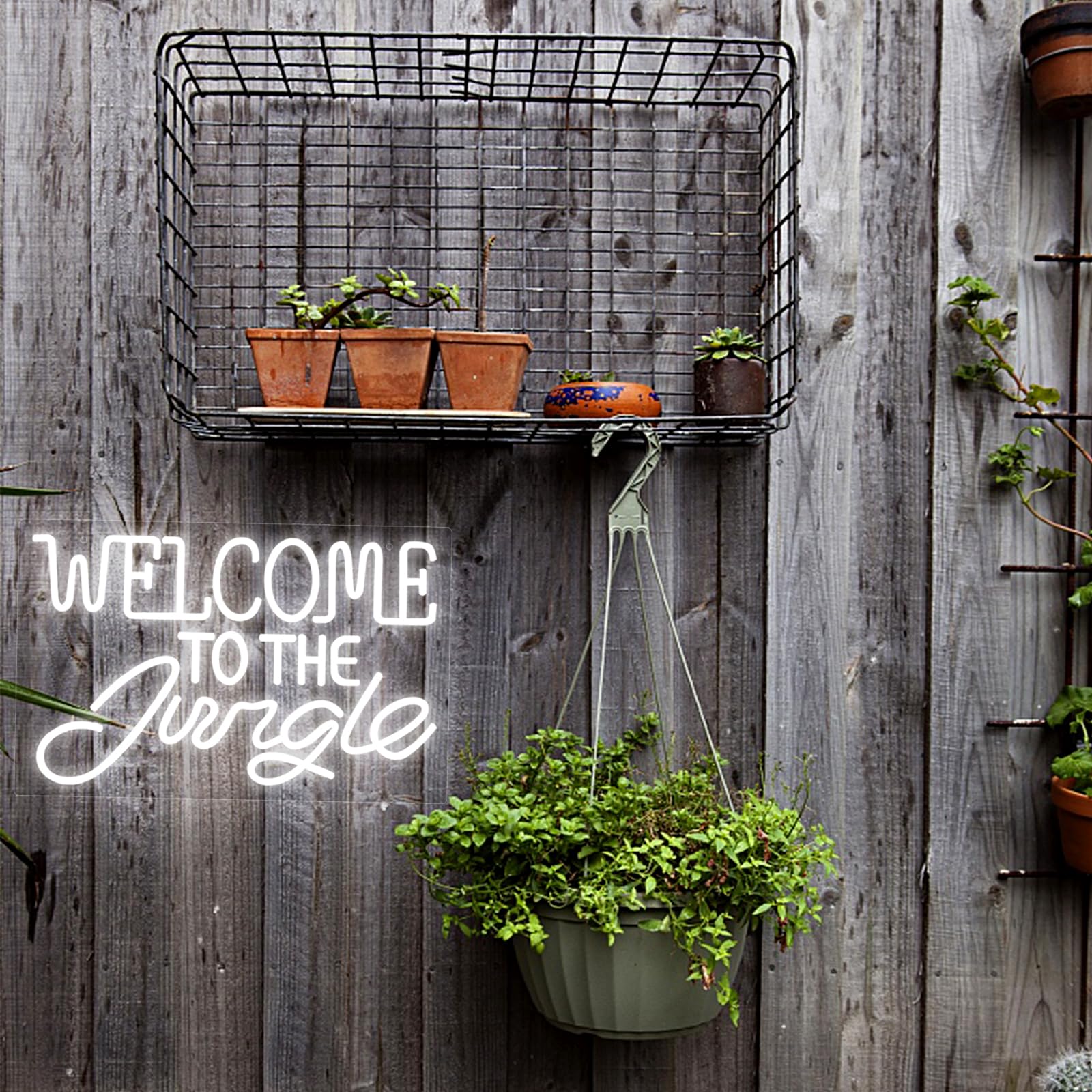 To The Jungle Neon Sign, Battery Or USB Powered