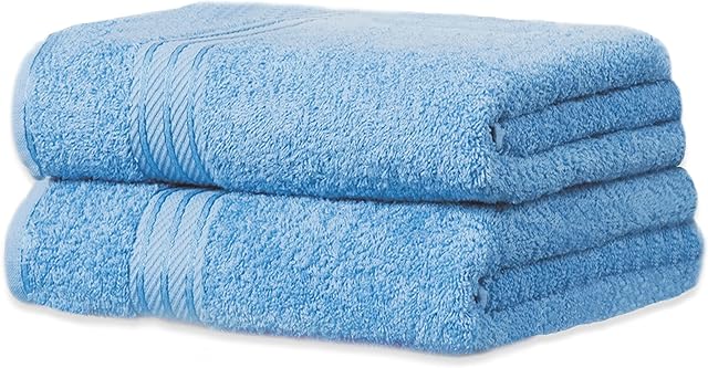 Bentley Priory Linens Hand Towels ( 2 PACK ) for Bathroom Supreme Range 500GSM Super Soft Egyptian Cotton Pack of 2 Absorbent and Quick Dry Hand Towels Set 50 x 85cm (COBALT)