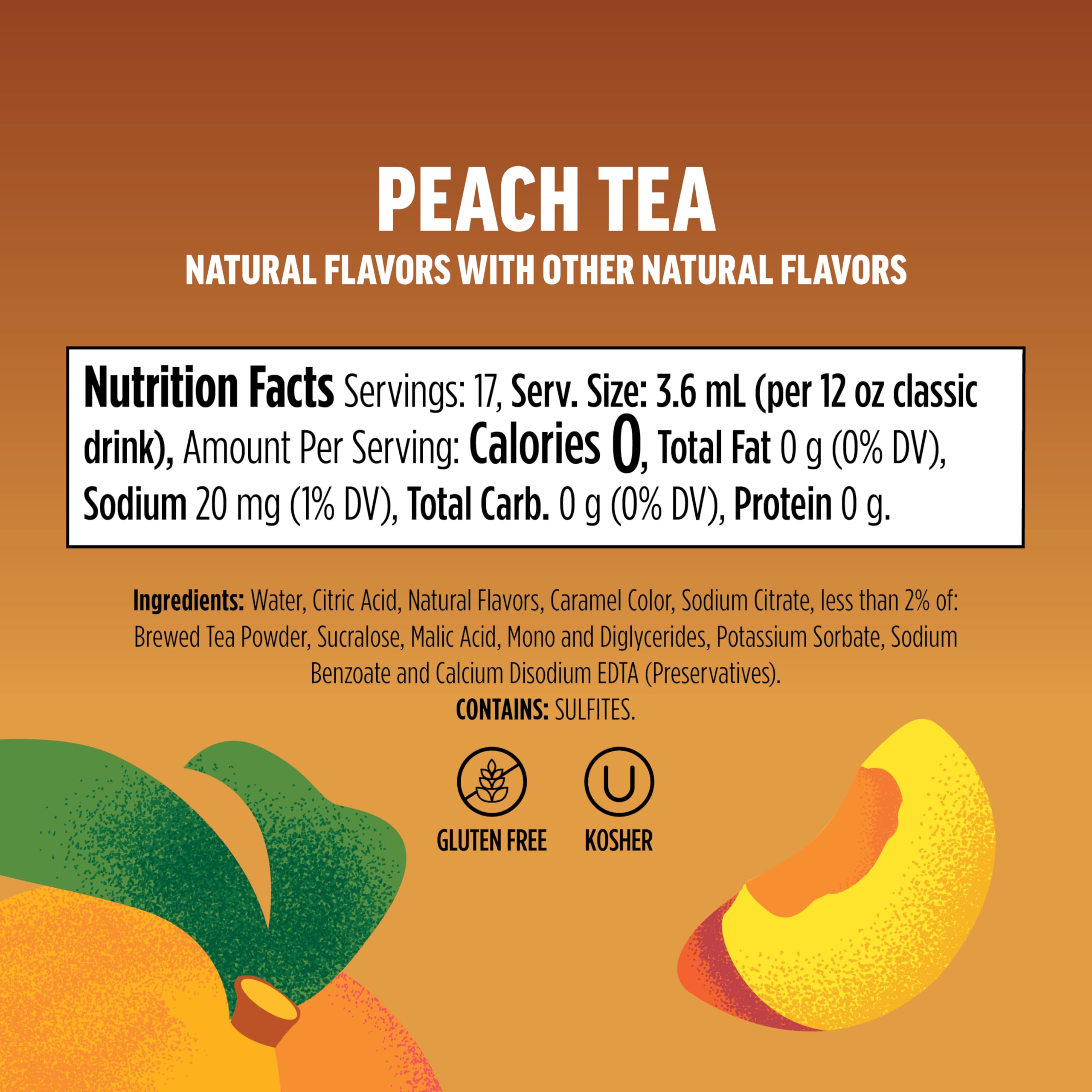 Amazon.com: Ninja Thirsti Flavored Water Drops, ICED TEA Peach