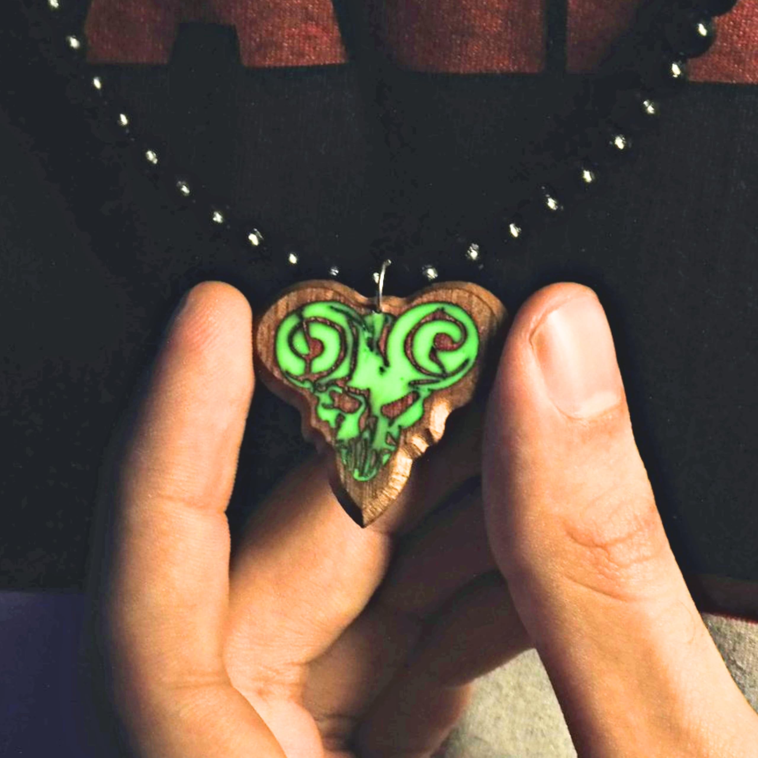 Amazon.com: Pick of Destiny Necklace | Knc Custom Handmade Glow-in