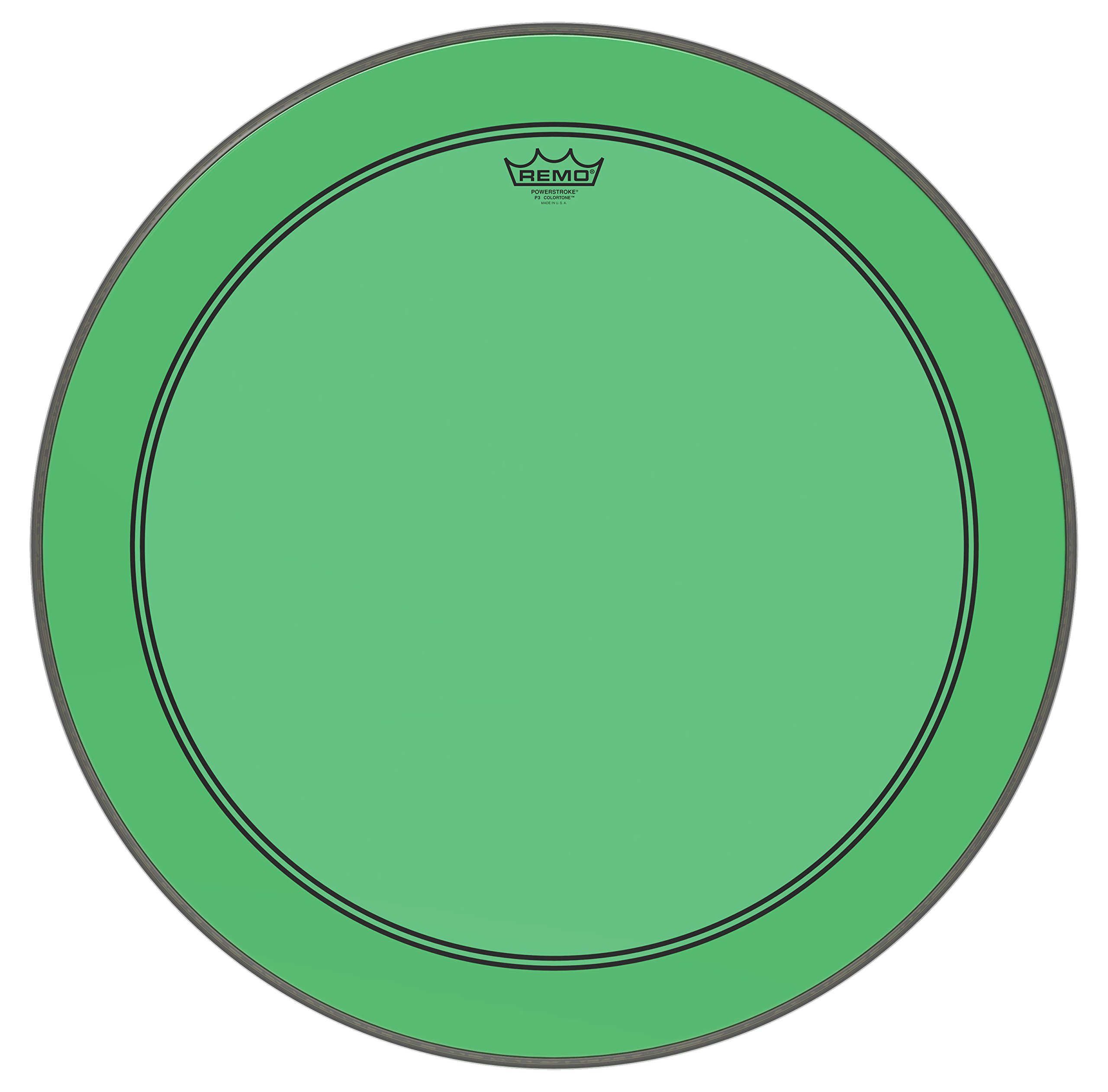 Remo P3-1326-CT-GN Powerstroke P3 Colortone Green 26-inch