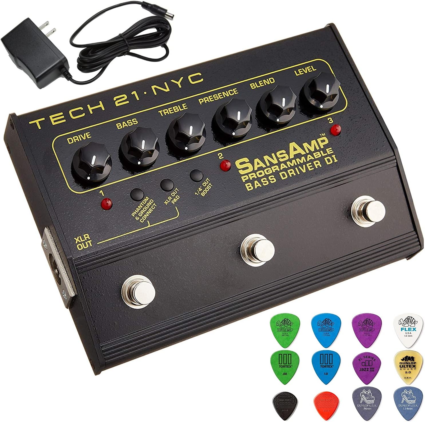 Tech 21 SansAmp Programmable Bass Driver DI Bundle Algeria | Ubuy