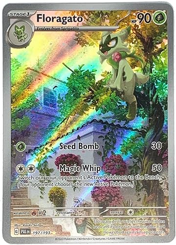 Pokemon - Floragato 197193 - Paldea Evolved - Ilustración Rara - Tarjeta de arte alternativa