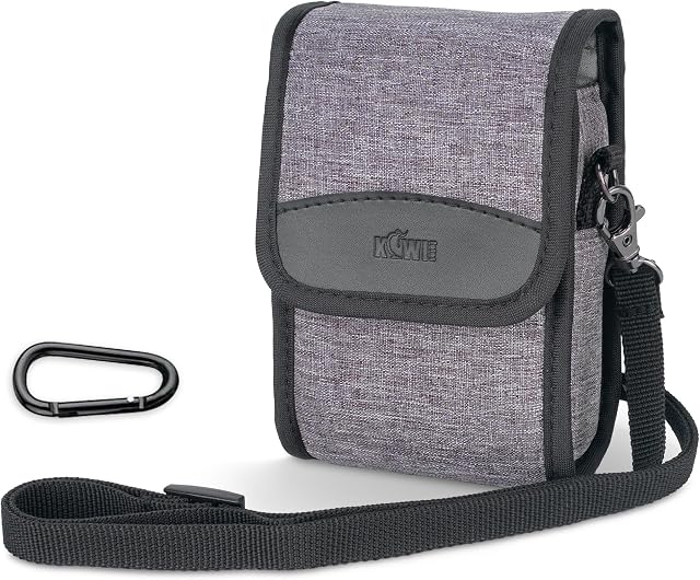 Kompaktowe etui na aparat cyfrowy, torba podróżna, torba crossbody, kabura do Canon G7X G5XII Sony ZV-1 II, ZV-1 RX100 Series Ricoh GR II GR III itp. Pasuje do aparatu do 5,1 x 3,1 x 2,0