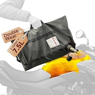 Moman 2 Gallon Armadillo Bag Collapsible Fuel Bladder Double Wear Fuel Bag for Storage