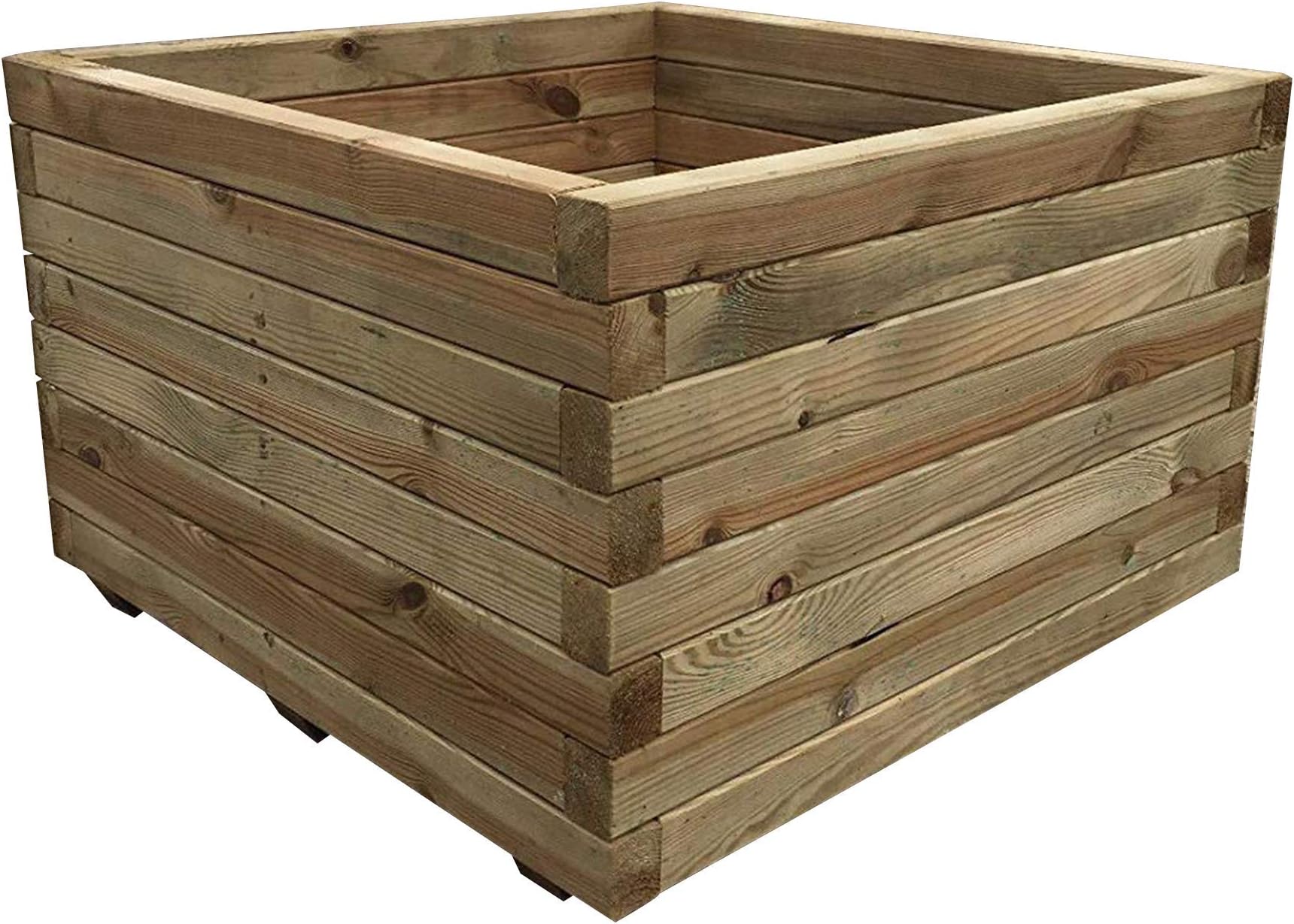 Simply Wood Tanalised Pressure Treated Square Planter – EXTRA LARGE PLUS