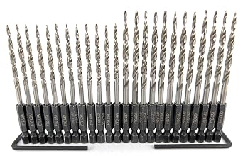 FTG USA Tapered Countersink Drill Bit Set 12 Pc #6 9/64" and 12 Pc #8 11/64" Countersink Bit Replacement Only, Countersink Replacement Drill Bit Without the Counterbore Cutter