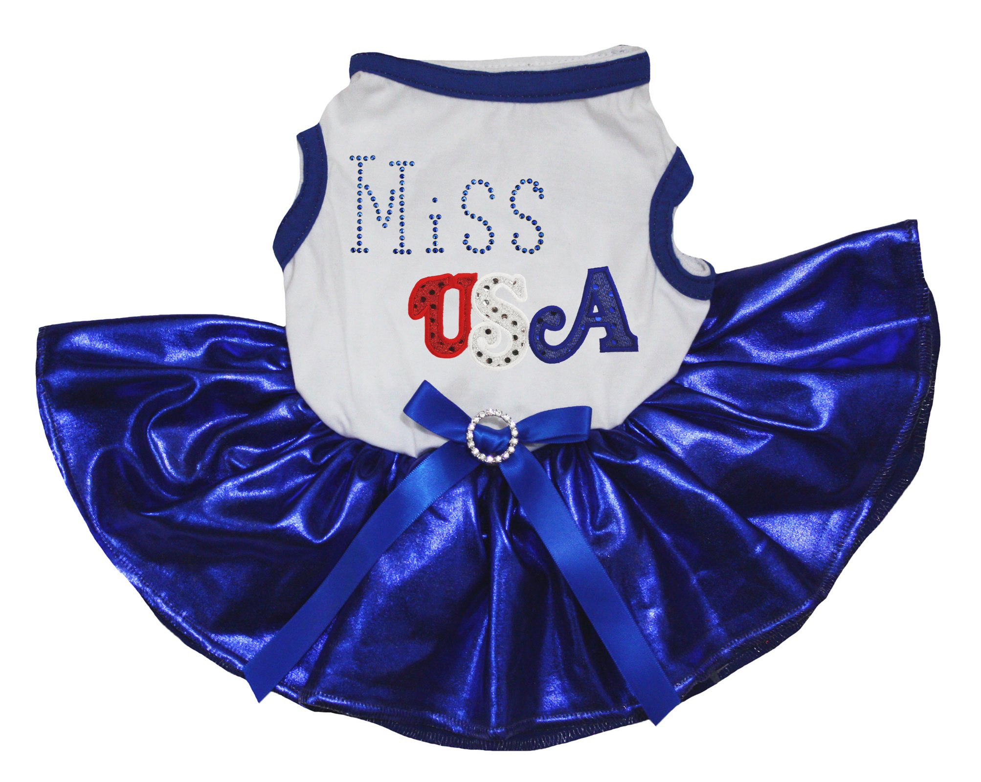 Robe pour chiot Miss USA pour choyer votre petit compagnon d'amour XS