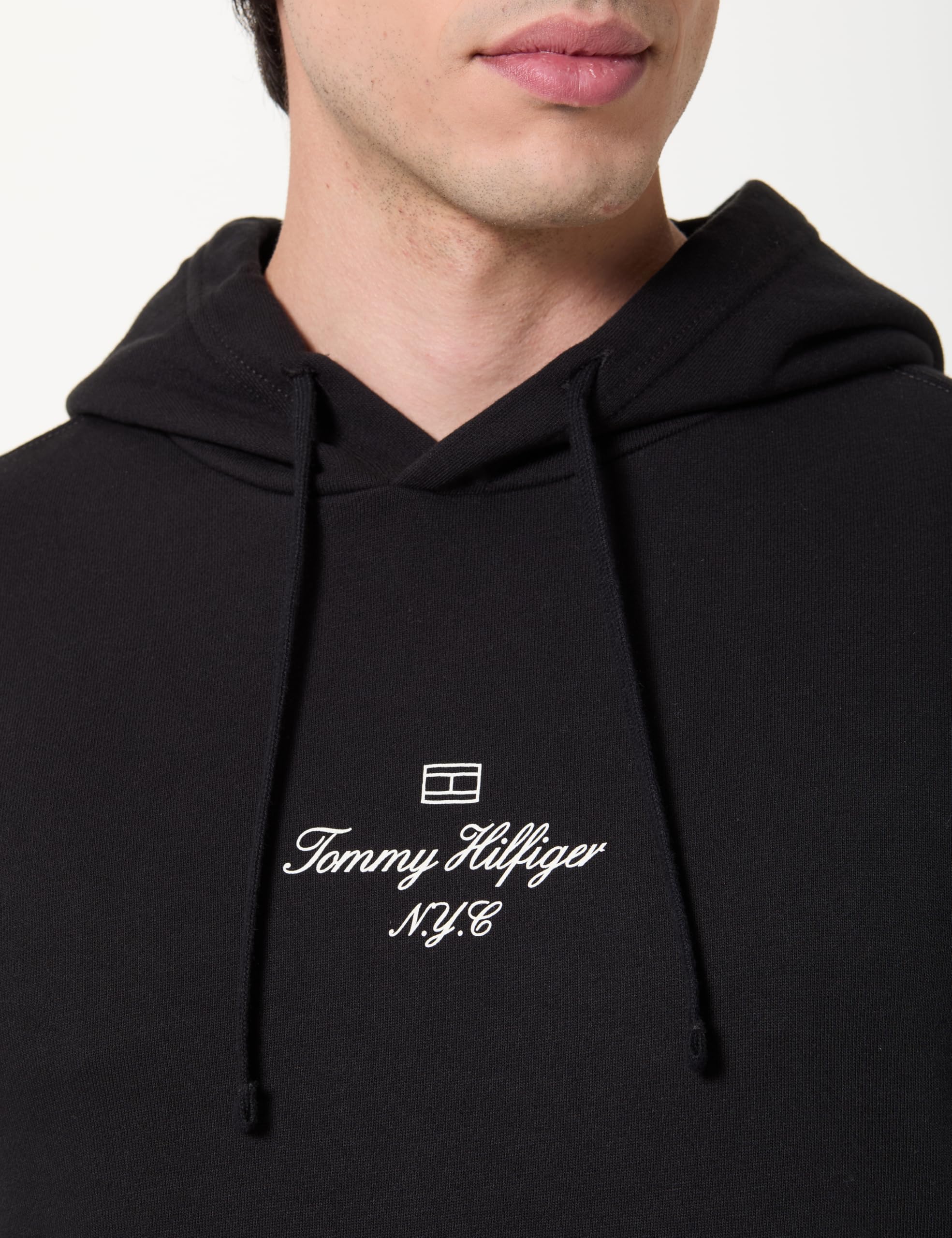 Tommy Hilfiger Hoodie Hombre Flag Script con Capucha