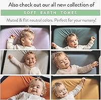 Vista 5 de Pack and Play Sábanas bajeras – Compatible con Graco Pack n Play Playard cuna y otros colchones de corral de 27 x 39 pulgadas – 100% algodón jersey