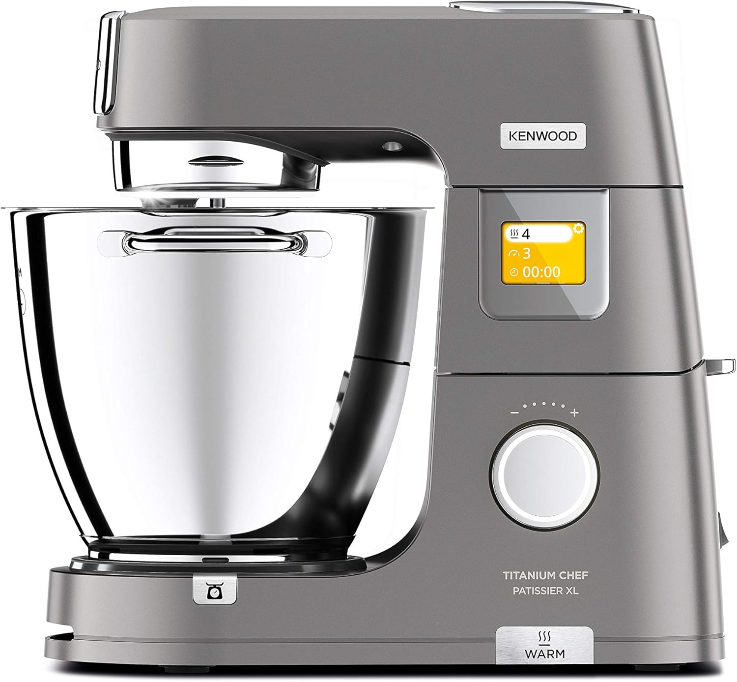 Kenwood Titanium Patissier, Stand Mixer, KWL90004SI, Silver, 1400W, 2 x