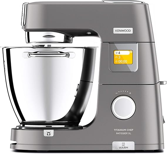 Kenwood Titanium Patissier, Stand Mixer, KWL90004SI, Silver, 1400W, 2 x