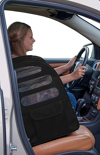 Miniatura 3 de Pet Gear I-GO2 - Mochila enrollable transportador de viaje asiento de automóvil para gatos y perros ventilación de malla correa incluida asa