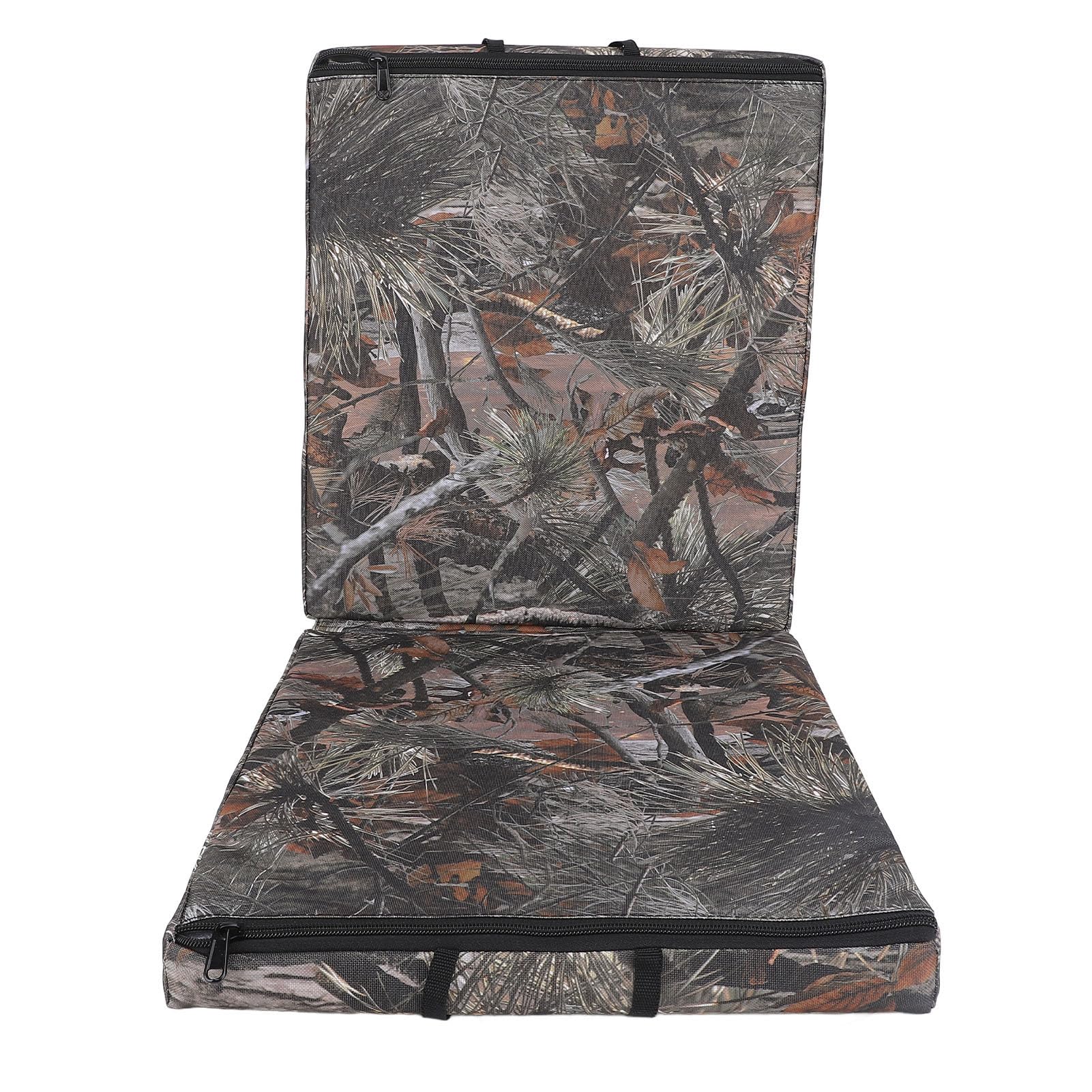 Fuchooky Foldable Cushion Water Proof Seat Pad for Autumn Winter Outdoor Camping Hiking Pine Camouflage