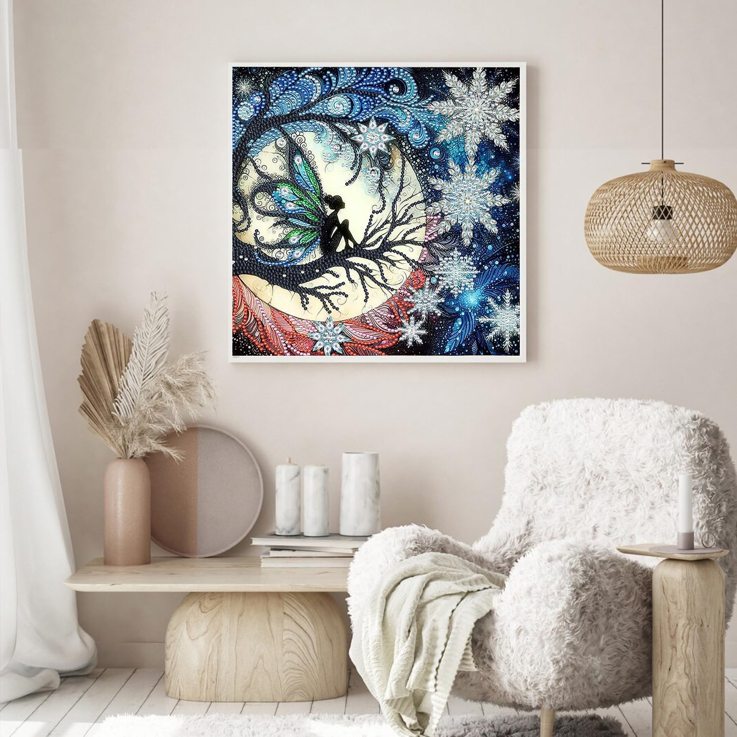 AMORARS Elf Fairy Special Shape Diamond Painting Kit for Adults,12x12inch image 2