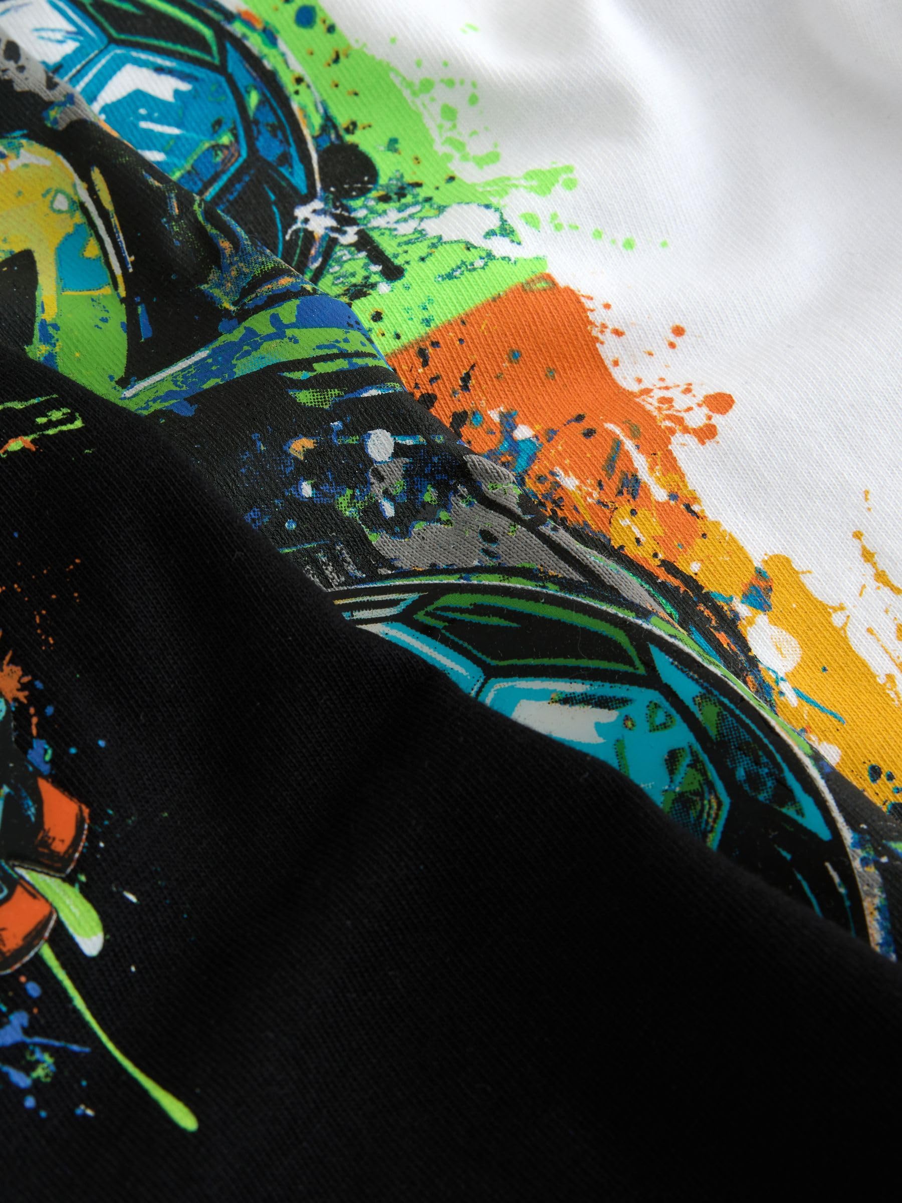 NEXT Garçon T-Shirt décontracté à Manches Longues et Motif, Lot de 3