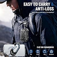 Vista 8 de MOBOSI para Funda de AirPods Pro 3 [Funda Impermeable IP68 para iPods Pro 3 y Compatible con MagSafe] Funda Protectora de Grado Militar para Earpods