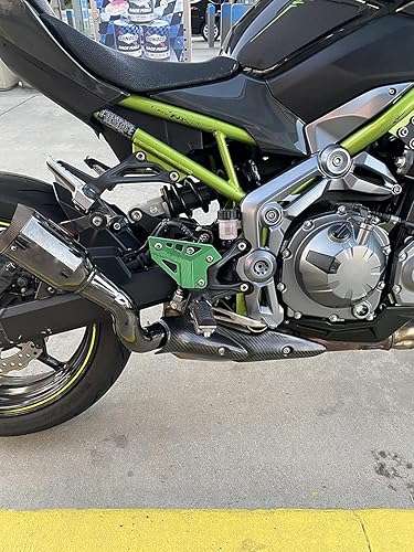 Miniatura 2 de Heinmo Accesorios de aluminio CNC para motocicleta, reposapiés, juego trasero, estribera, placas de talón, protector para Kawa' Z900 2017-2022 2023