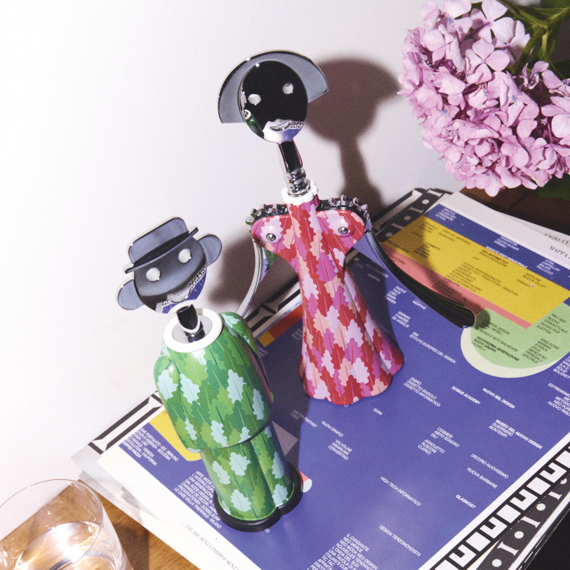 Alessi Anna G. Arborea AM01A 7 - Cavatappi di Design, in AlkiPaper® e Zama Cromata, Multicolore