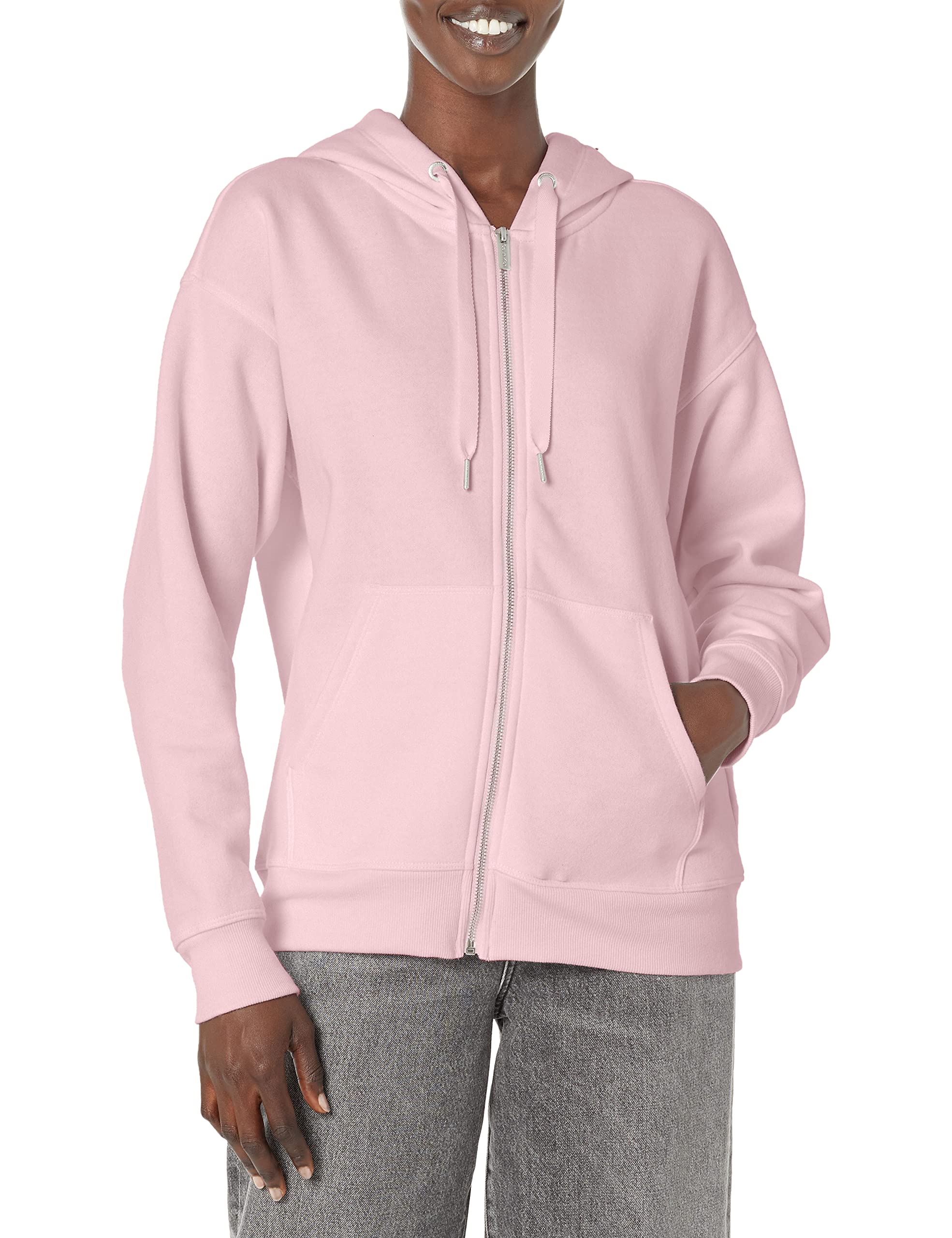 Calvin Klein Performance Women's Eco Fleece Hoodie, Secret, Medium