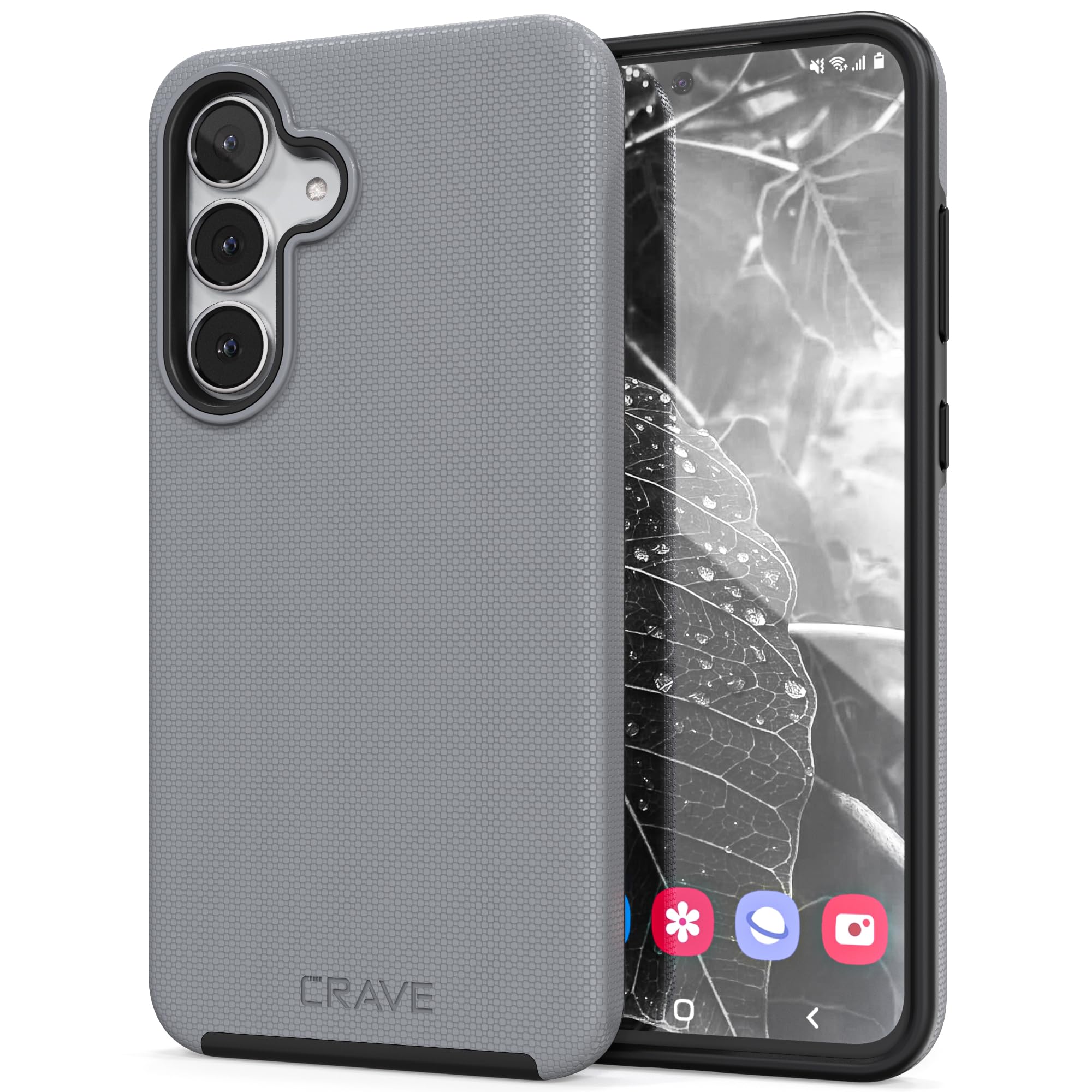 Photo 1 of Crave Compatible with Samsung Galaxy S25 FE Case, Shockproof Protection Dual Layer Case for Samsung Galaxy S25 FE (6.7 inch) - Slate
