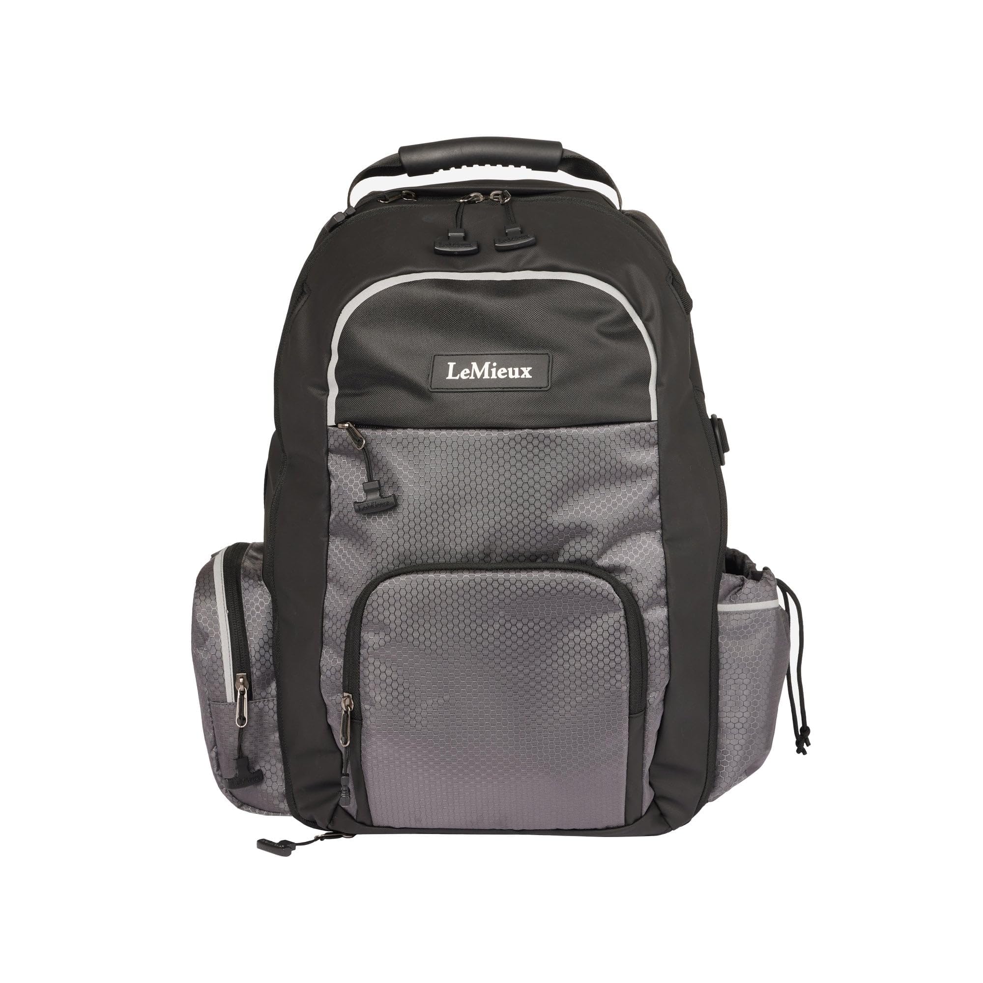 LeMieux Pro Rucksack - Water-Repellent Base - Store and Carry Your Kit - Padded Shoulder Straps - Black