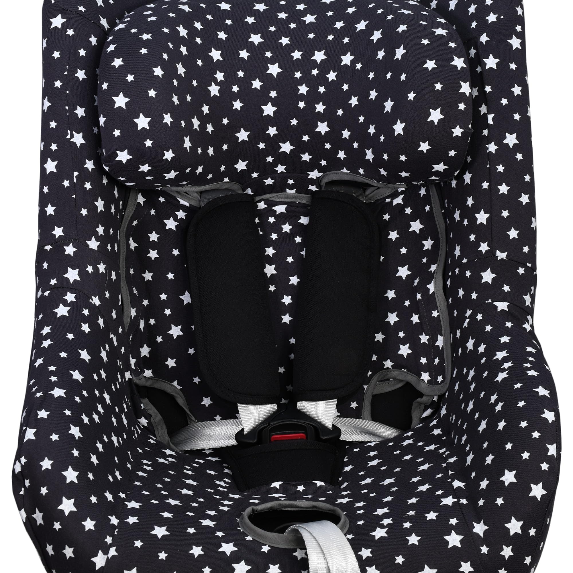 JYOKO KIDS Rivestimento per seggiolino auto in cotone compatibile con Maxi Cosi (Maxi Cosi Mica Eco I-Size, Winter Sky)